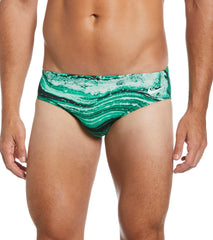 Nike Men's HydraStrong Crystal Wave Brief Swimsuit