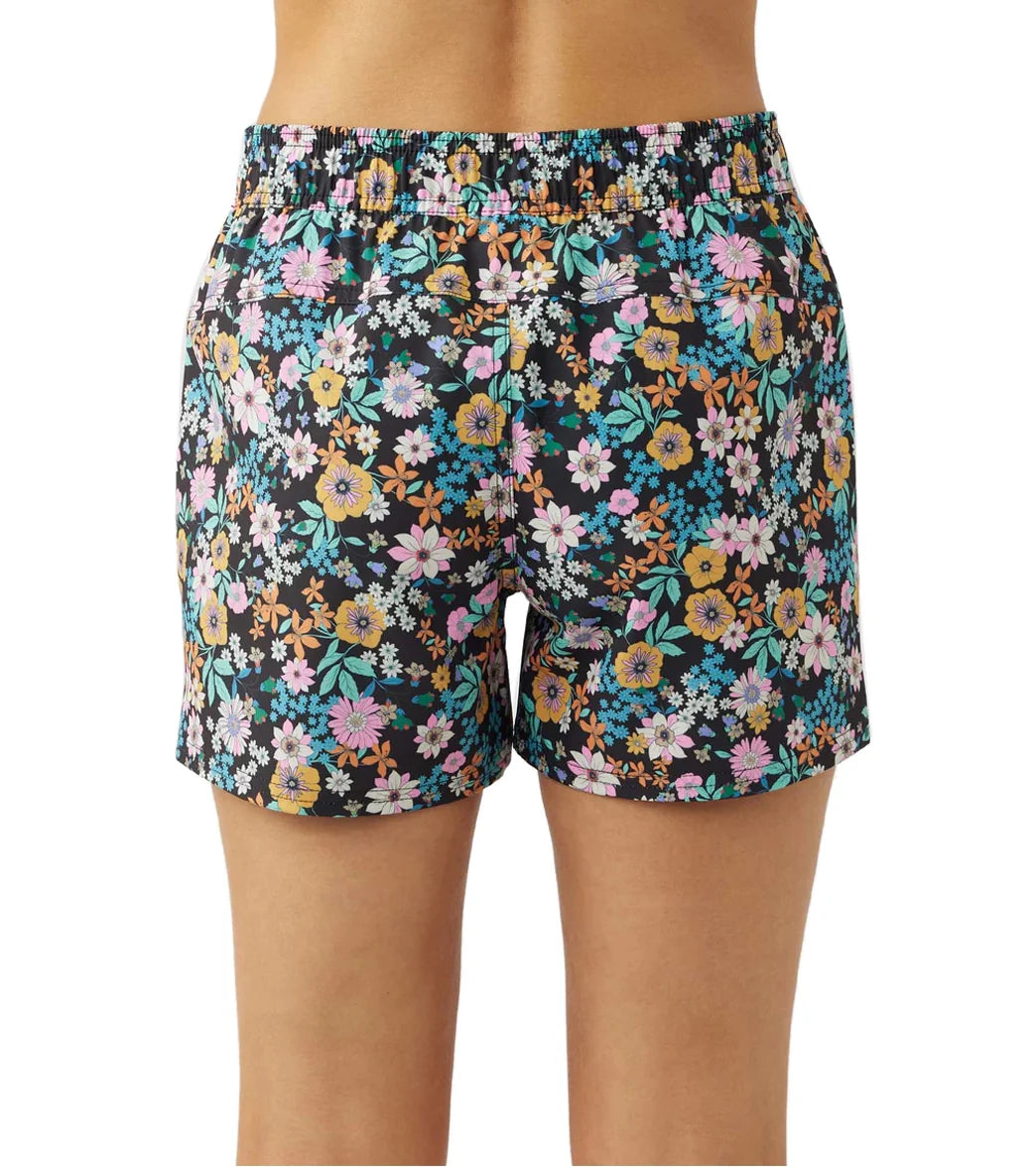O'Neill Women's Jetties Printed Stretch 4" Boardshorts