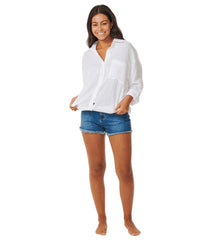 Rip Curl Women's Premium Surf Holiday Cover Up Shirt