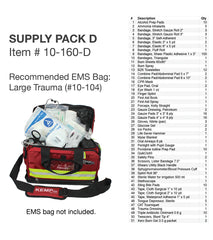 KEMP USA Medical Supply Pack D