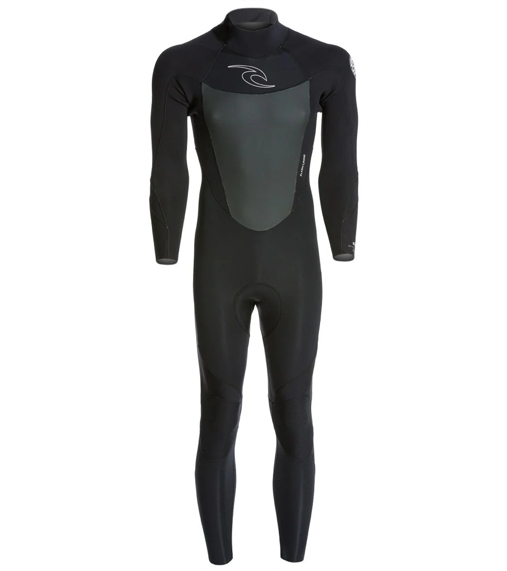 Rip Curl Men's 3/2mm Dawn Patrol Back Zip Full Suit Wetsuit