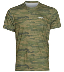 Xcel Men's Threadx Short Sleeve Hawaiian Camo Surf Shirt