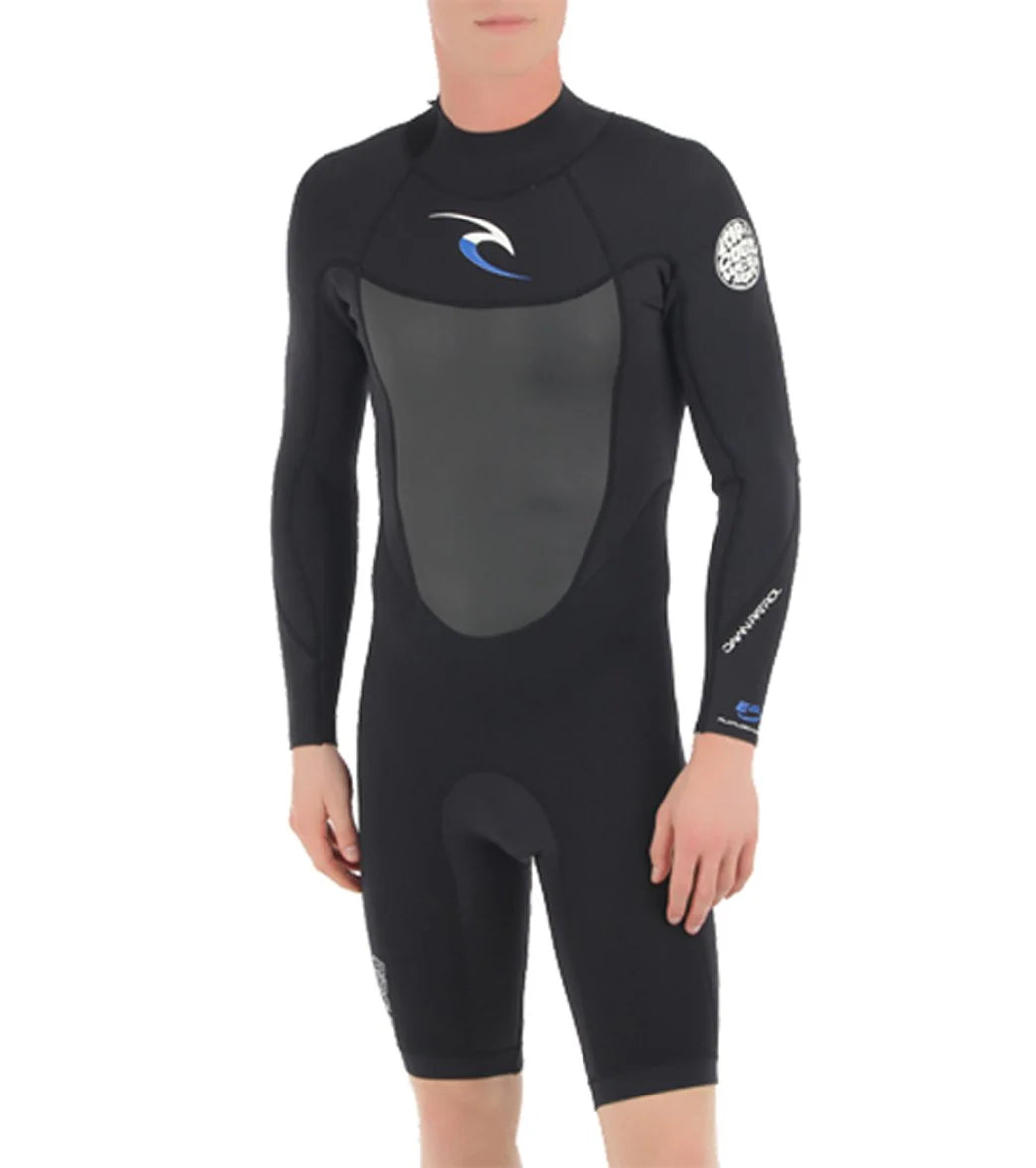 Rip Curl Men's 2MM Dawn Patrol Back Zip Long Sleeve Spring Suit Wetsuit