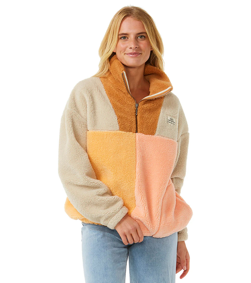 Rip Curl Women's Block Party Polar Fleece Jacket