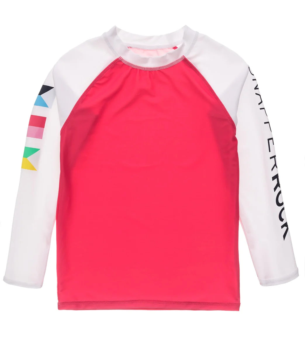 Snapper Rock Boys' Maritime Fliers Long Sleeve Rash Guard (Toddler, Little Kid, Big Kid)