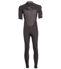 Rip Curl Men's 2mm Dawn Patrol Back Zip Short Sleeve Full Suit Wetsuit