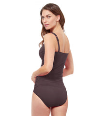 Profile by Gottex Women's Tutti Frutti Shirred Tankini Top (D-Cup)