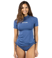 Rip Curl Women's Classic Surf Short Sleeve UPF 50 Rash Guard