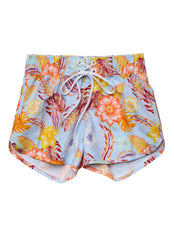 Snapper Rock Girls' Boho Tropical Board Shorts (Big Kid)