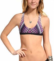 Rip Curl Swimwear Mirage Shimmer Reversible Sports Bikini Top