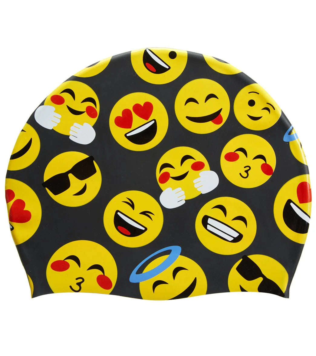 iSwim Emoji Silicone Swim Cap
