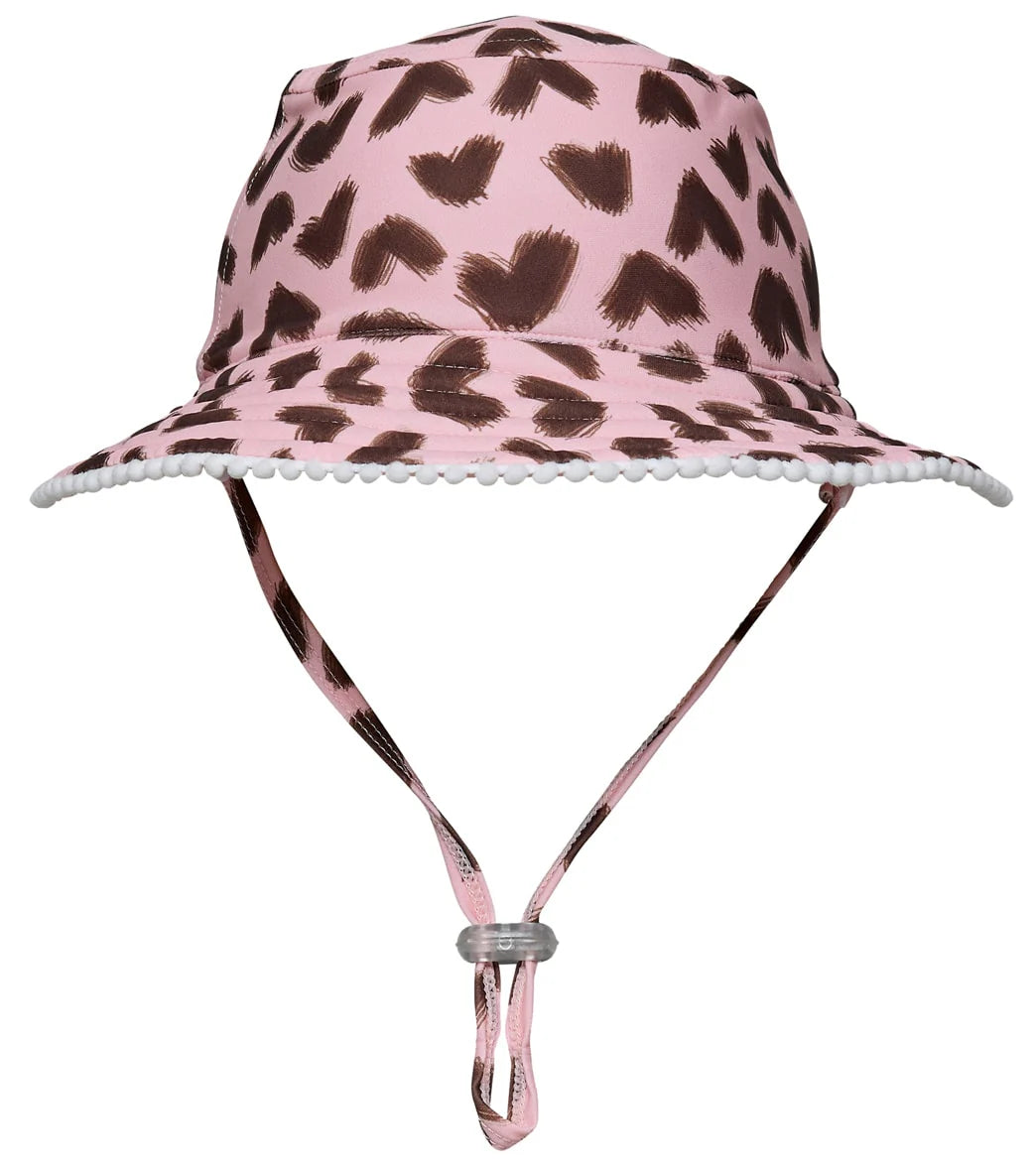 Snapper Rock Girls' Wild Love Reversible Bucket Hat