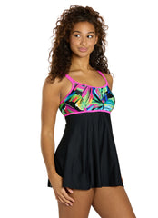 Waterpro Women's Print Radiant Soft Cup Swim Dress
