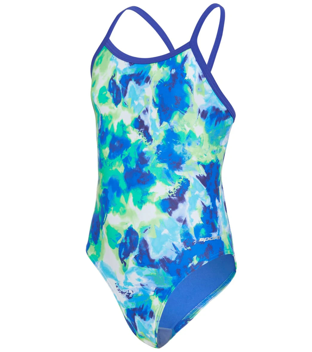 Sporti Hazy Thin Strap One Piece Swimsuit Youth (22-28)