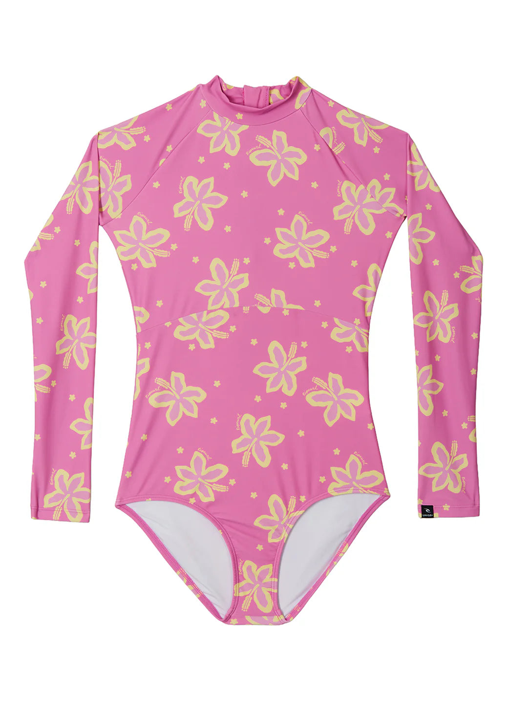 Rip Curl Girls' Tropic Floral Long Sleeve One Piece Surf Suit (Big Kid)
