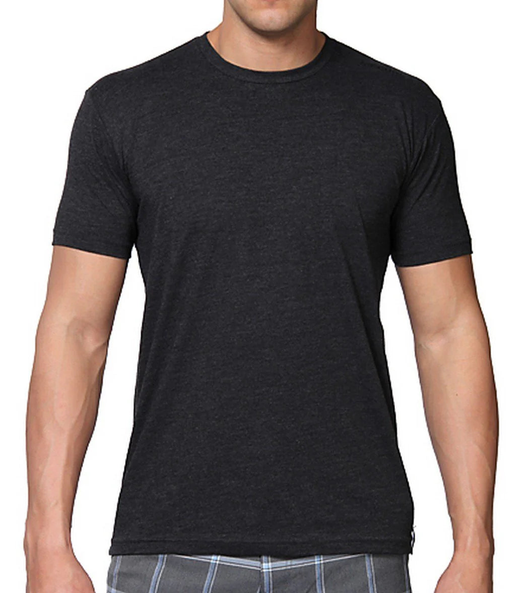 Rip Curl Guys' Solid Crew Heather CVC S/S T-Shirt