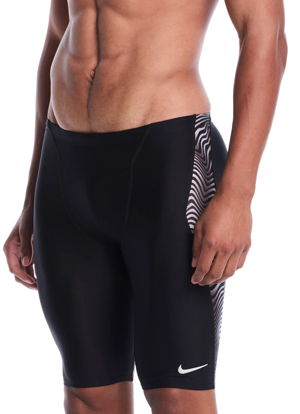 Nike Men's Hydrastrong Water Stripe Jammer Swimsuit