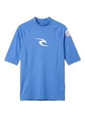 Rip Curl Boys' Waves UPF 50 Short Sleeve Rash Guard (Big Kid)