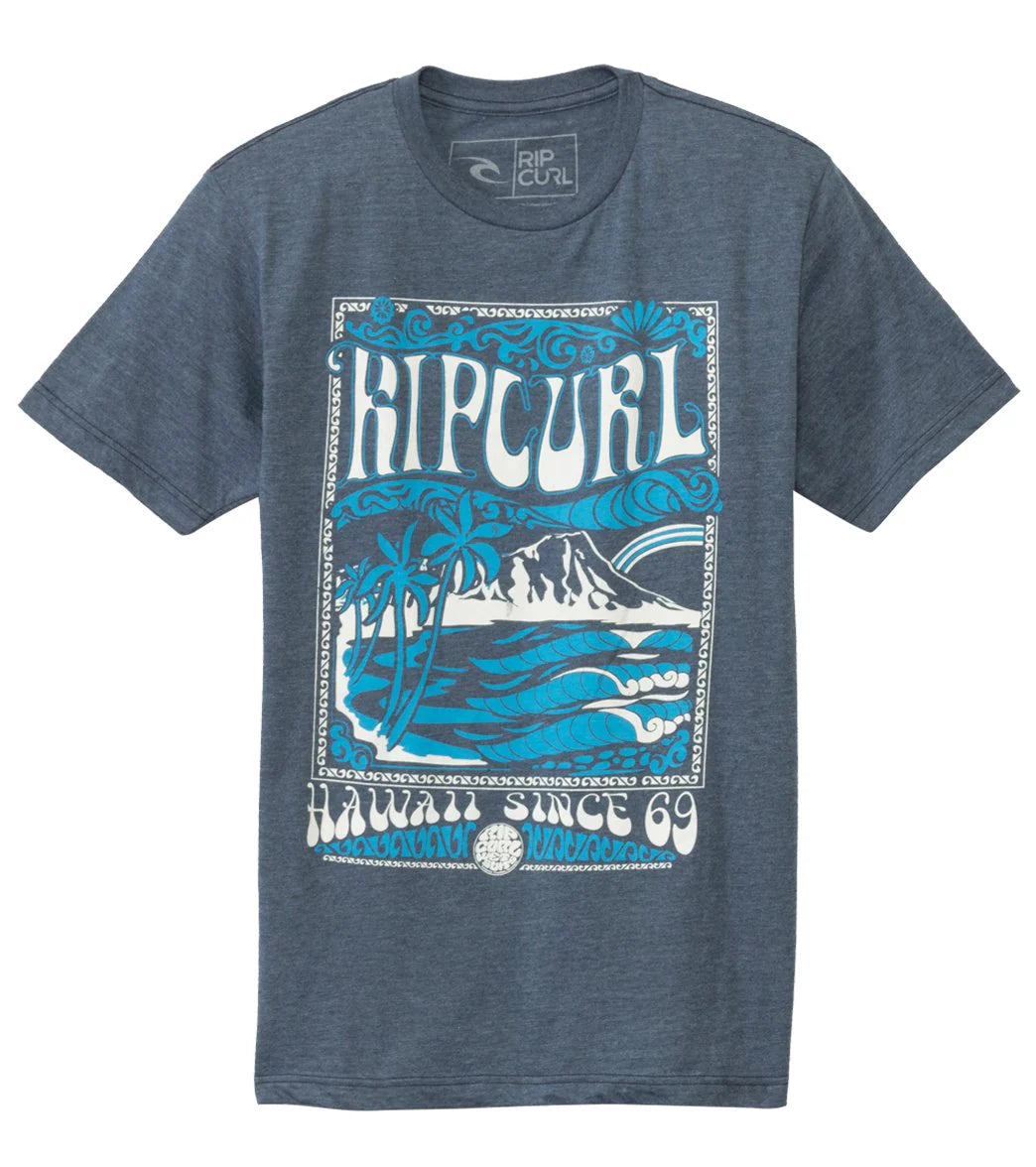 Rip Curl Men's Diamond Head Heather Short Sleeve Tee