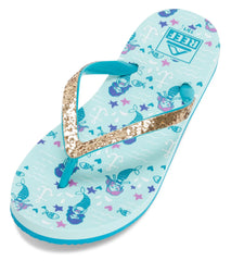 Reef Girls' Little Stargazer Print Flip Flop (Big Kid)
