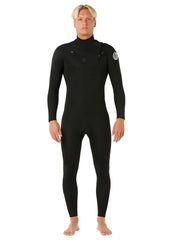 Rip Curl Men's 4/3mm Dawn Patrol Pro Chest Zip Fullsuit Wetsuit