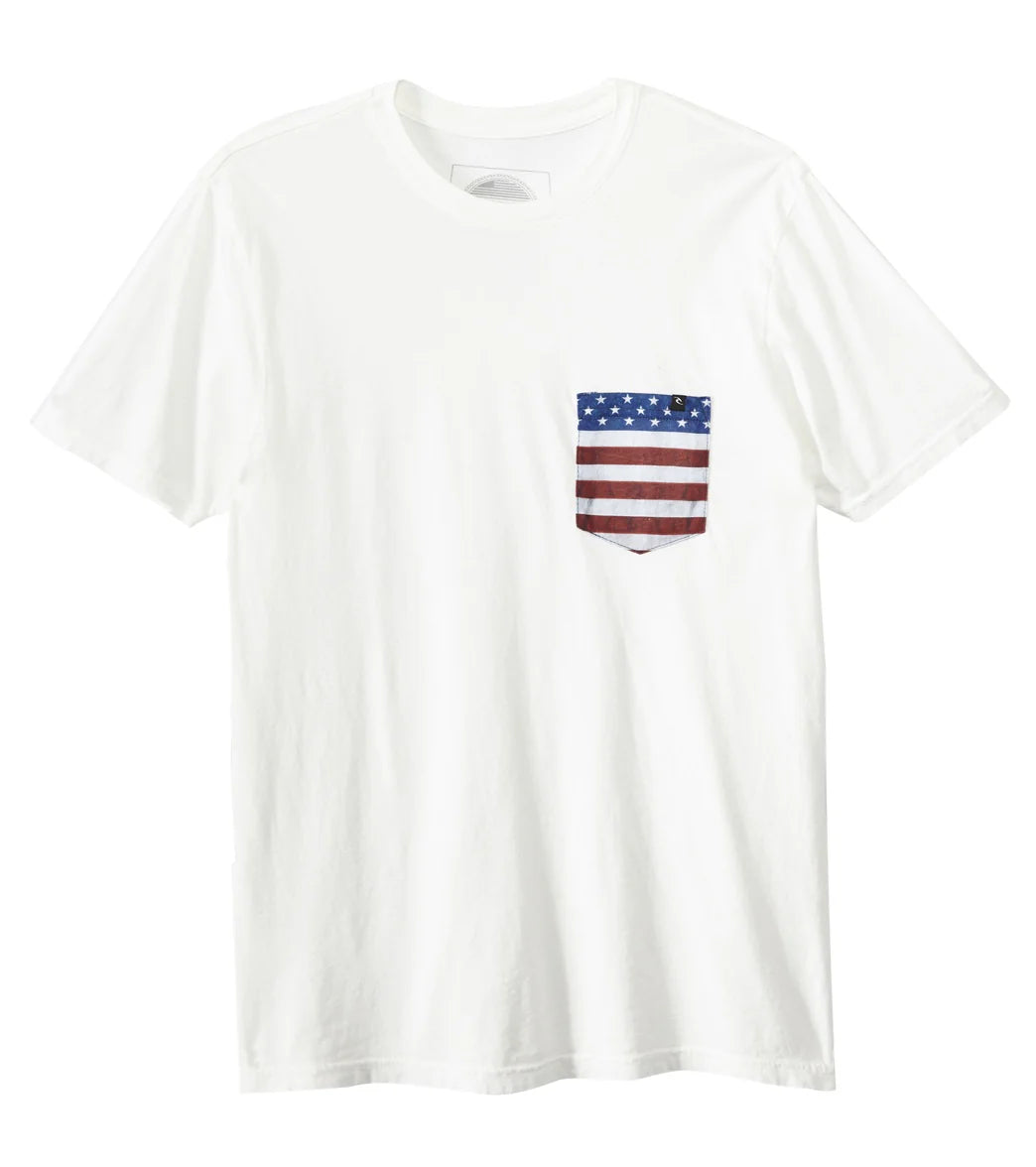 Rip Curl Men's Americana Custom Short Sleeve Pocket Tee