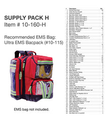 KEMP USA Medical Supply Pack H