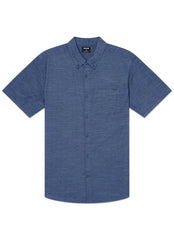Hurley Men's One And Only Stretch Short Sleeve Button-Up Shirt