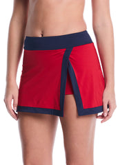 Nike Women's Bold Color Block Swim Skirt