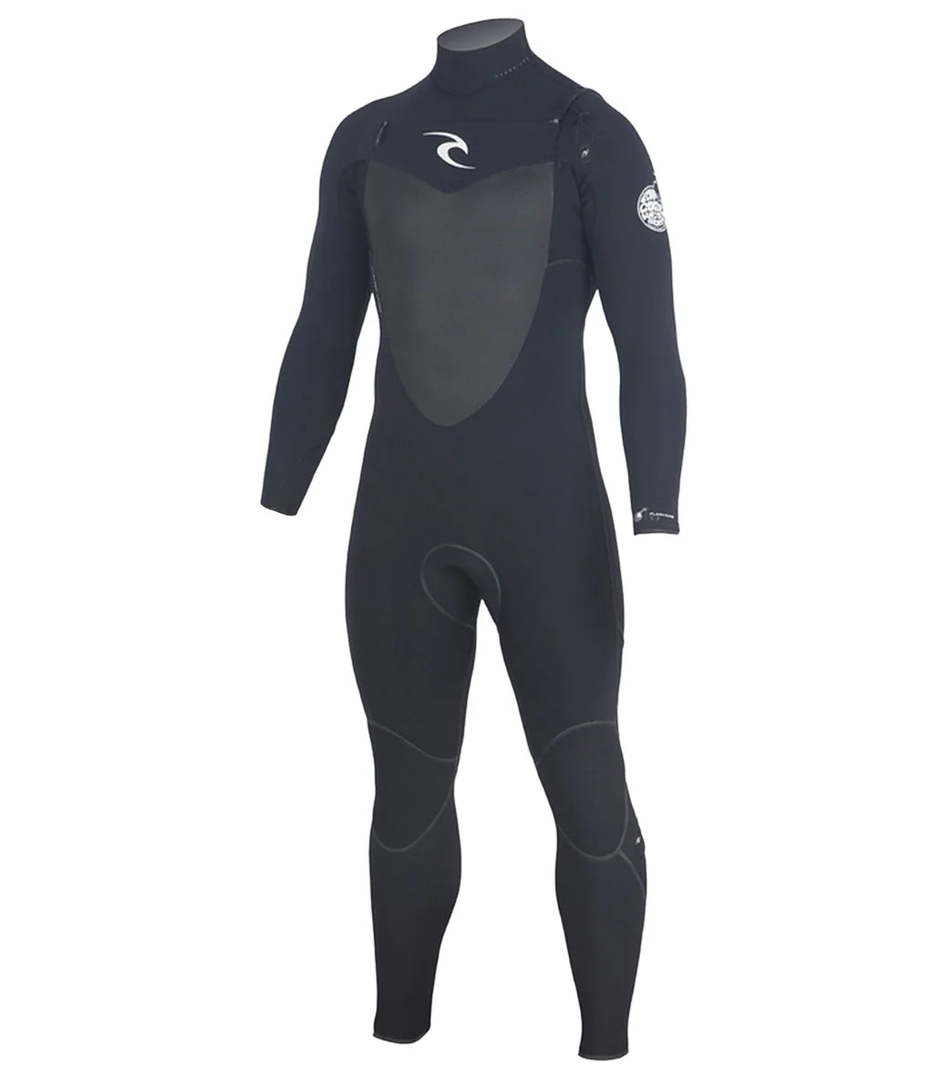 Rip Curl Men's 4/3mm Flashbomb Chest Zip Fullsuit Wetsuit