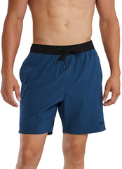 TYR Men's Solid Skua  7" Volley Swim Trunks
