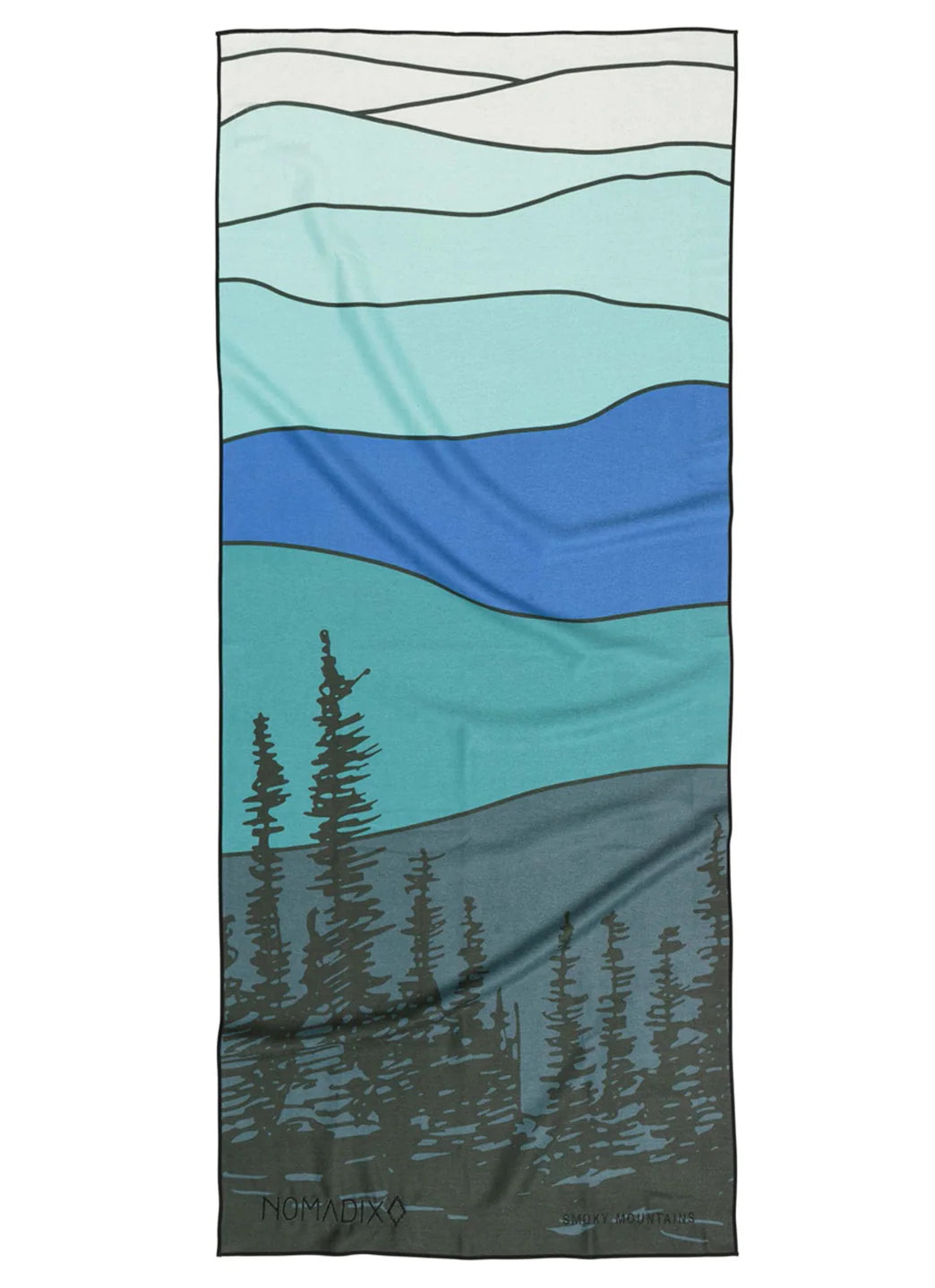 Nomadix Smokey Mountains Yoga Mat Towel