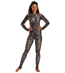 SlipIns Women's Power House Zippered Unitard