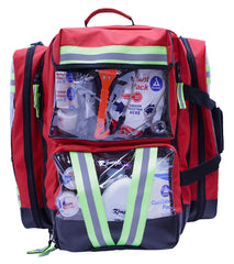 KEMP USA Ultimate EMS Backpack with Clear Pockets
