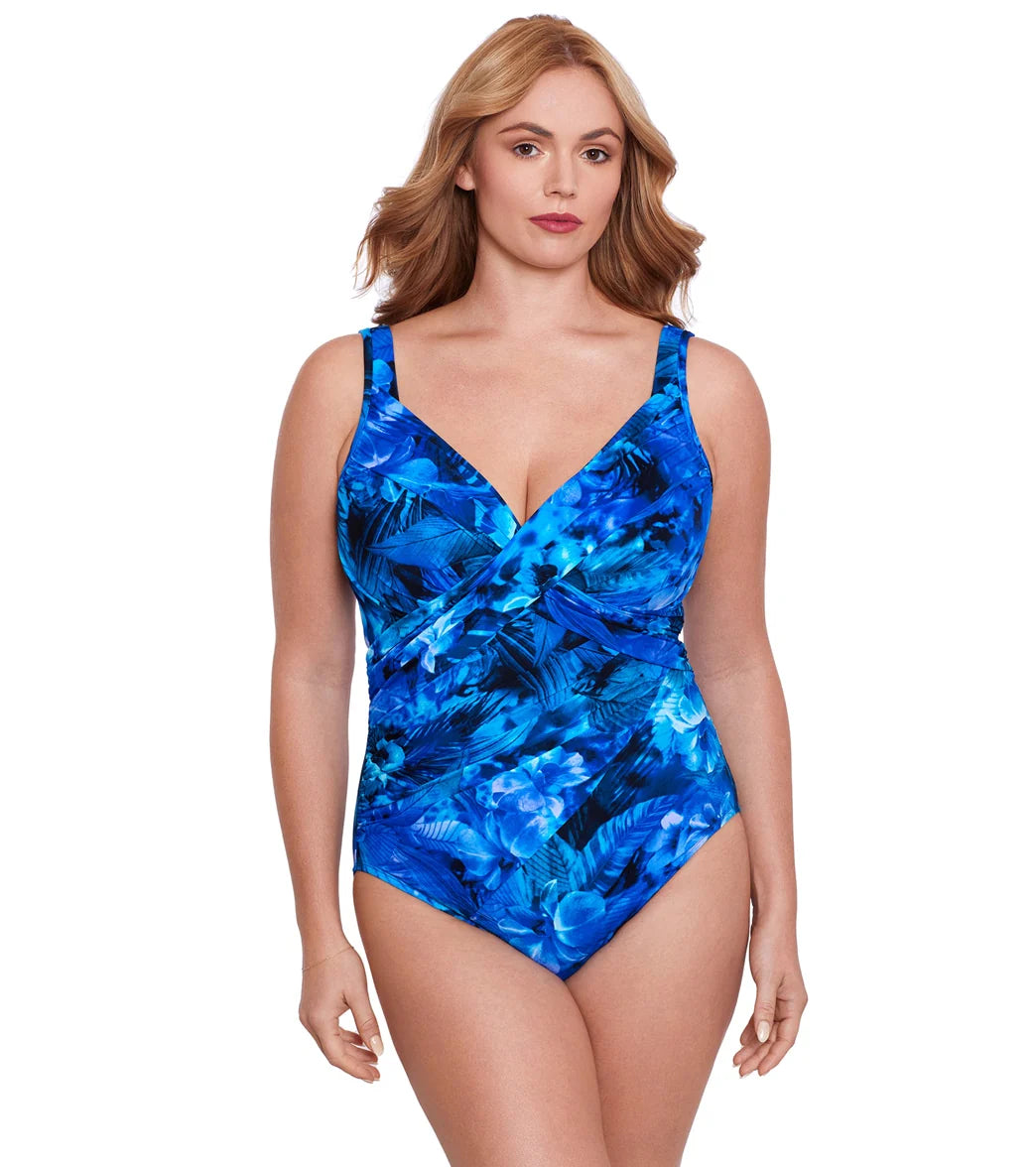 Miraclesuit Plus Women's  Sous Marine Revele Plus One Piece Swimsuit
