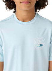 O'Neill Boys' Trvlr UPF 50+ Peak Short Sleeve Rash Guard (Big Kid)