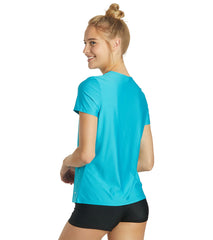 Sporti Women's S/S  UPF 50+ Comfort Fit Rash Guard
