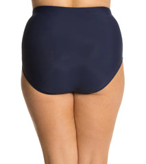 Shapesolver by Penbrooke Plus Size Solid Basic Bottom