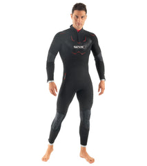 Seac USA Men's 5mm Space Back Zip Fullsuit Wetsuit