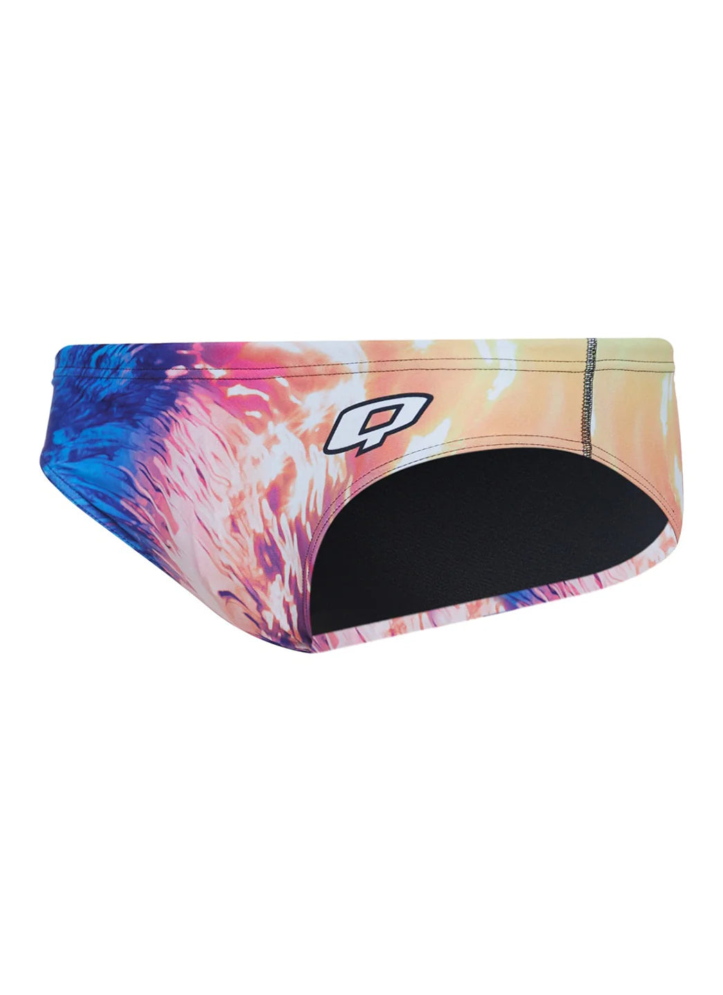Q Swimwear Men's Light on Water Polo Brief