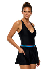Next by Athena Women's Good Karma Dristi Swim Romper