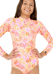 Rip Curl Girls' Island Bliss Long Sleeve Surf Suit (Big Kid)