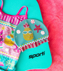 Sporti Tropical Holiday Silicone Swim Cap