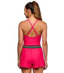 Next by Athena Women's Dristi Good Karma V-Neck Swim Romper