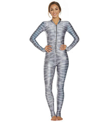 SlipIns Tiger Shark Front Zippered DiveSkin Unitard