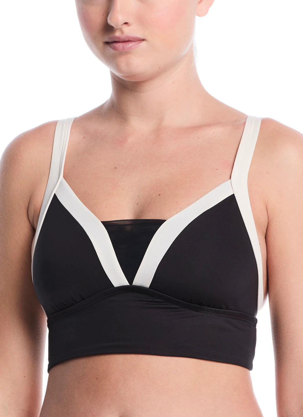 Nike Women's Bold Color Block Midkini Top