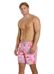 Snapper Rock Men's Blooming Sunset 19" Swim Trunk