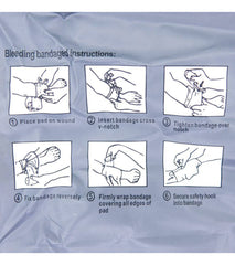 LINE2Design Israeli 4” Compression Bandage, Battle Dressing for First Aid