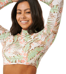 Rip Curl Women's La Quinta Cropped Long Sleeve Rash Guard