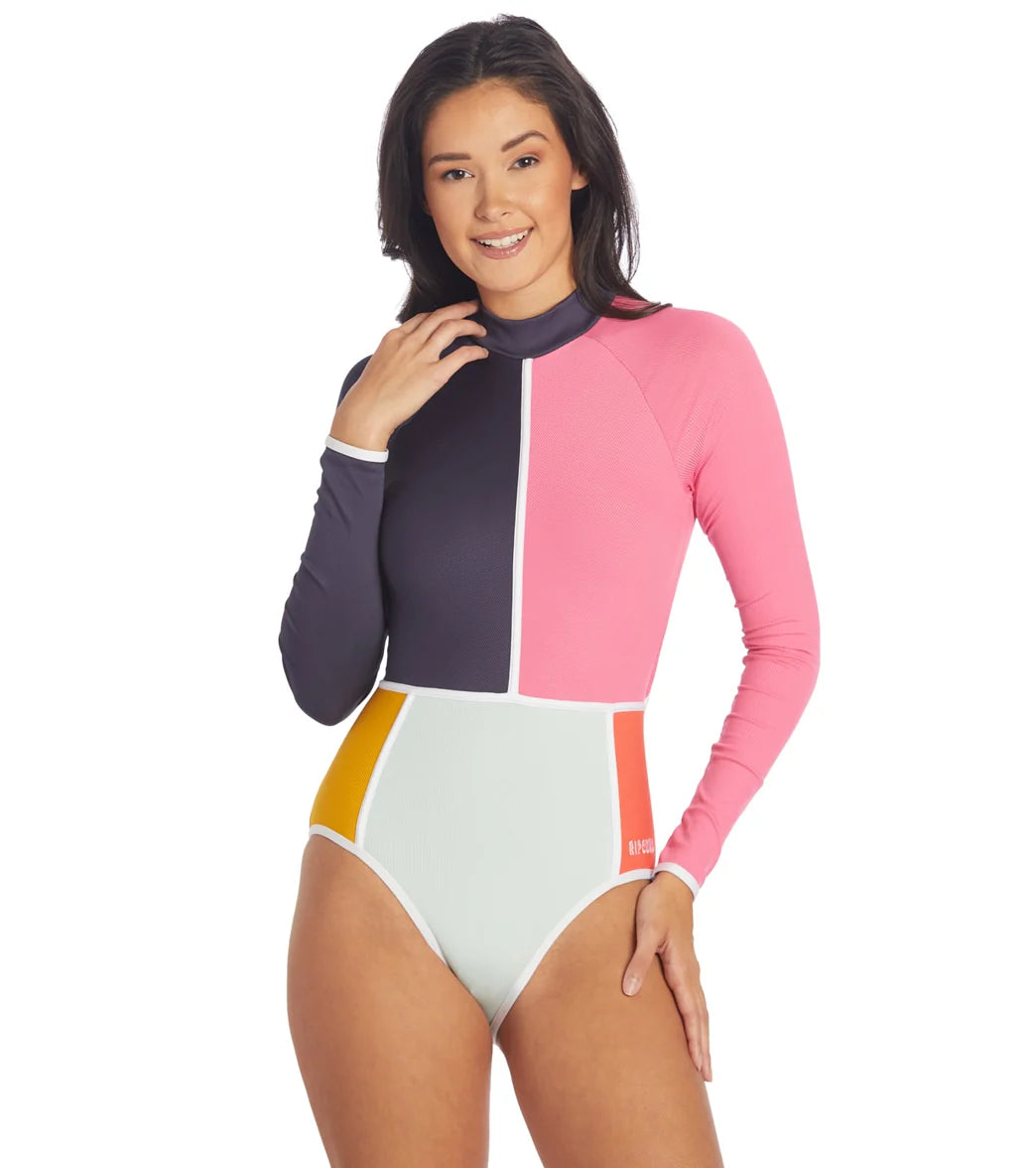 Rip Curl Women's Heat Wave Long Sleeve One Piece Swimsuit